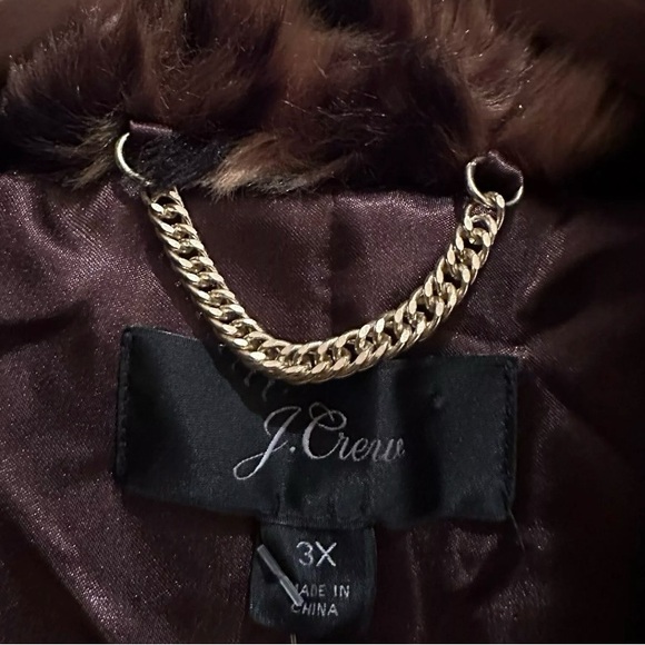 J CREW 2017 leopard faux fur jacket 3X HARD TO FIND! - Picture 2 of 8